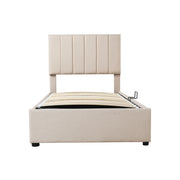 Upholstered Platform Bed With A Hydraulic Storage System - R&R Furniture Gallery (Fountain Valley, CA)