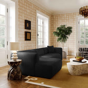 Tarra - Fluffy Oversized Corduroy Modular Chaise - R&R Furniture Gallery (Fountain Valley, CA)