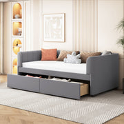 Upholstered Daybed With Ergonomic Design Backrest - R&R Furniture Gallery (Fountain Valley, CA)