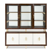 Belmont Place - China Cabinet - Espresso - R&R Furniture Gallery (Fountain Valley, CA)