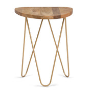 Patrice - Handcrafted Metal And Wood Accent Table - R&R Furniture Gallery (Fountain Valley, CA)