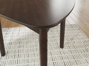 Mallenette - Triangle Dining Room Table - Merlot - R&R Furniture Gallery (Fountain Valley, CA)