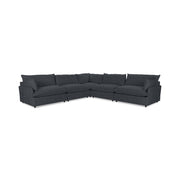 Classic Home Caplan modular sectional sofa with plush cushions and modern design, shown in a stylish living room setting.