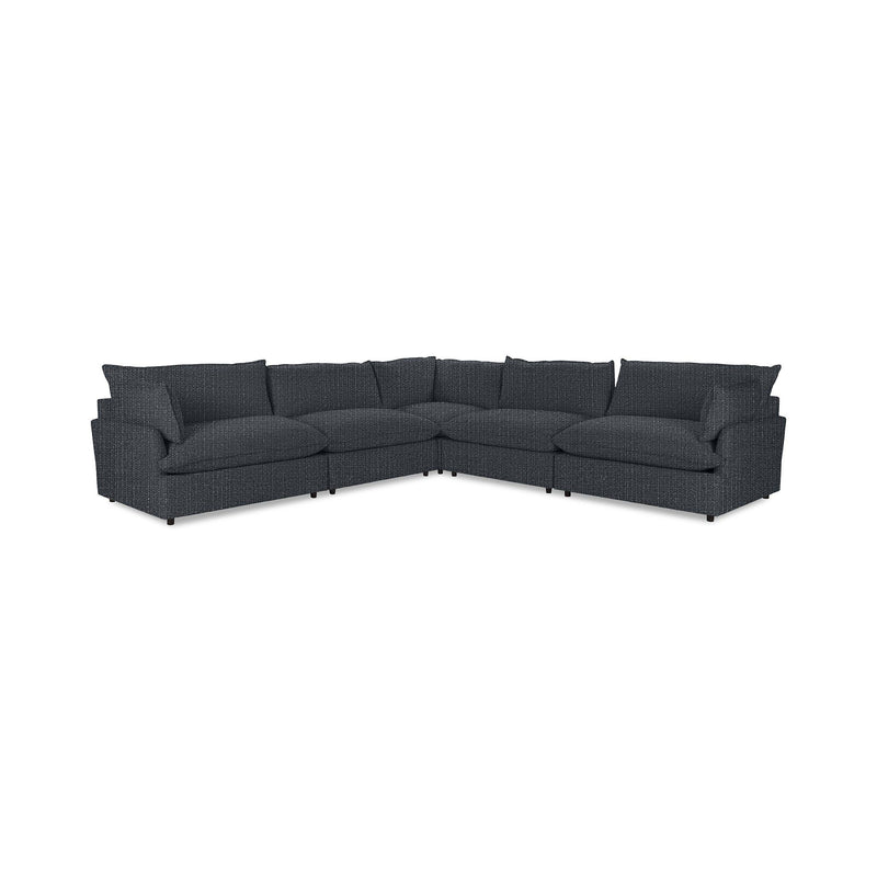 Classic Home Caplan modular sectional sofa with plush cushions and modern design, shown in a stylish living room setting.