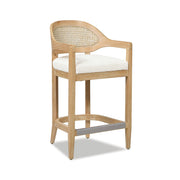 Americana - Mid-Century Modern Cane Back Counter Stool - R&R Furniture Gallery (Fountain Valley, CA)
