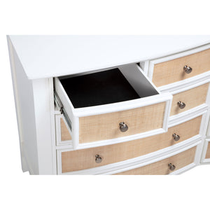 Talia - 10 Drawer Dresser Cabinet - White