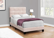 Bed, Upholstered, Frame Only, Transitional - R&R Furniture Gallery (Fountain Valley, CA)