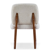 Dining Chair With Curved Legs (Set of 2) - Beige / Brown - R&R Furniture Gallery (Fountain Valley, CA)