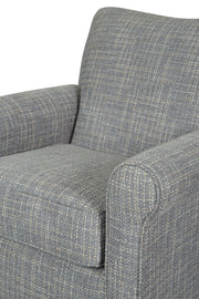Renley - Swivel Glider Accent Chair - Ash - R&R Furniture Gallery (Fountain Valley, CA)