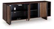 Welby - Accent Cabinet - Brown / Charcoal - R&R Furniture Gallery (Fountain Valley, CA)