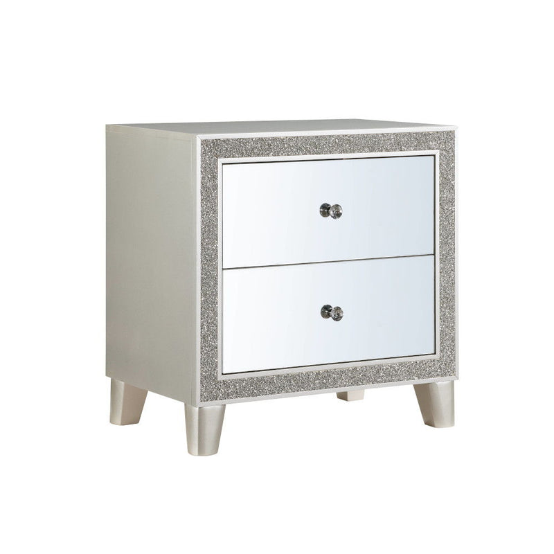 Sliverfluff - Nightstand - Mirrored & Champagne - R&R Furniture Gallery (Fountain Valley, CA)