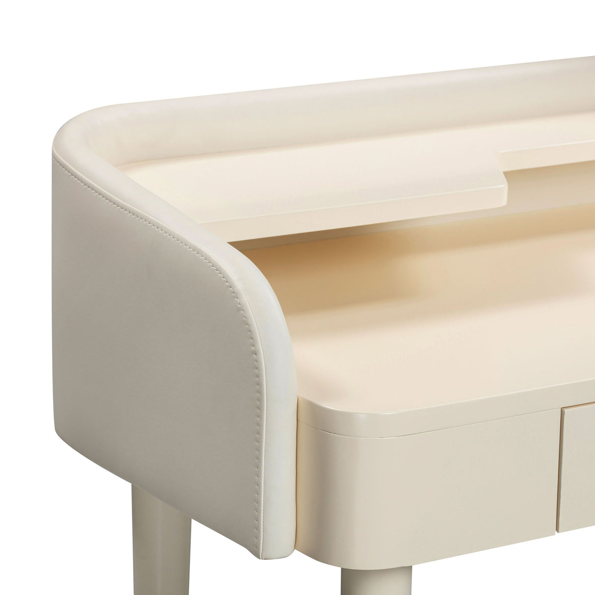 Penelope - Vegan Leather Wrapped Vanity Desk - R&R Furniture Gallery (Fountain Valley, CA)