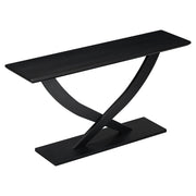Console Table With Cross Leg Base And Reinforced Support Plate - R&R Furniture Gallery (Fountain Valley, CA)