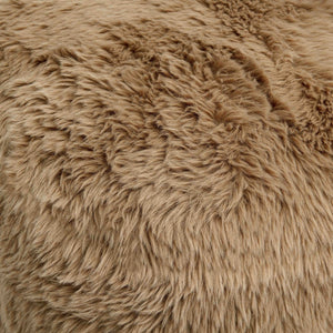Britt - Vegan Shearling Ottoman - R&R Furniture Gallery (Fountain Valley, CA)