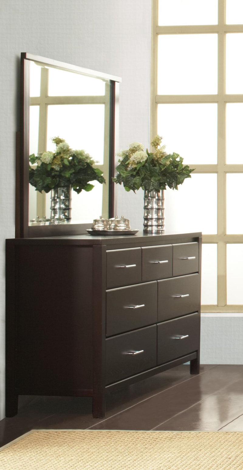 Nevis Landscape Mirror In Espresso
