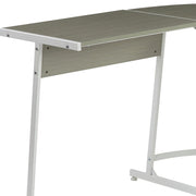 Carver - Computer Desk - Gray & White - R&R Furniture Gallery (Fountain Valley, CA)