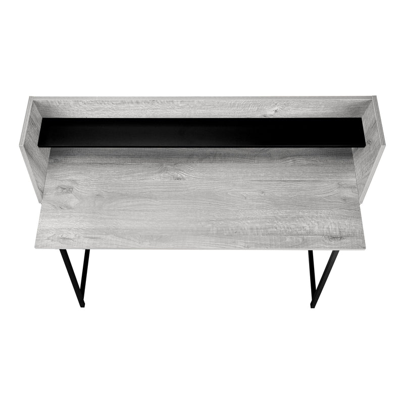 Computer Desk For Home Office, Laptop, Storage Shelves, Marble Look Contemporary & Modern - R&R Furniture Gallery (Fountain Valley, CA)