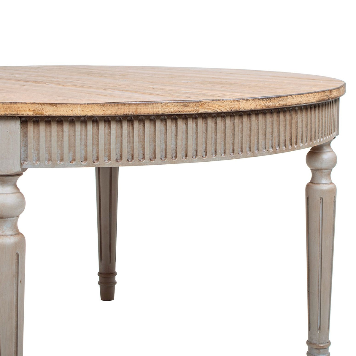Colette - Round Dining Table - Blue / Gray