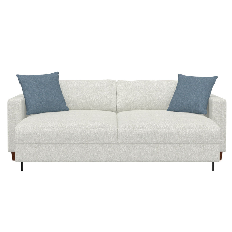 Pop Up Sleeper Sofa For Living Spaces - White - R&R Furniture Gallery (Fountain Valley, CA)