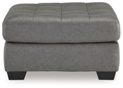 Clairette Court - Oversized Accent Ottoman - Alloy - R&R Furniture Gallery (Fountain Valley, CA)