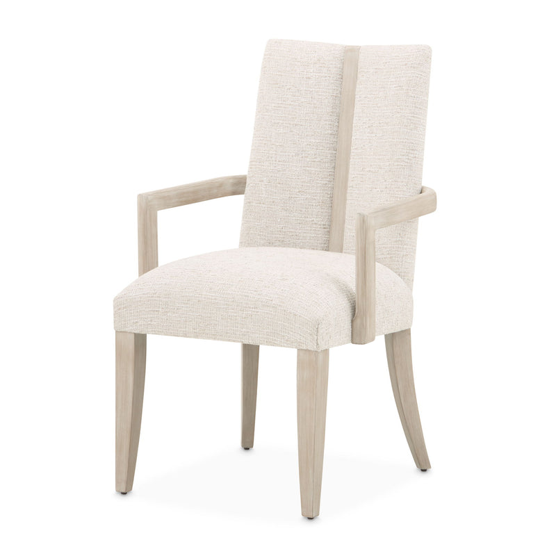Lotus Bay - Dining Arm Chair - Sand - R&R Furniture Gallery (Fountain Valley, CA)