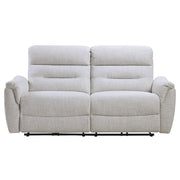 Eastre - Power Motion Sofa With USB Port - Beige Chenille - R&R Furniture Gallery (Fountain Valley, CA)