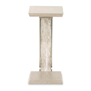 Lotus Bay - C-Shaped Accent Table - Sand - R&R Furniture Gallery (Fountain Valley, CA)