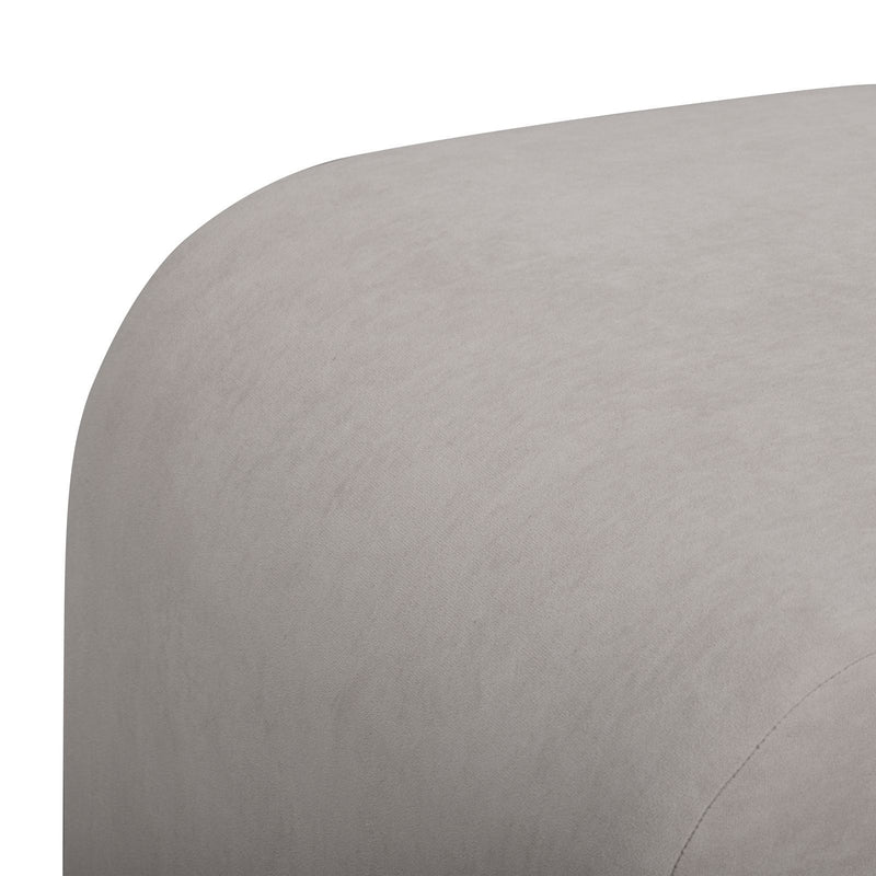 Desi - Velvet Ottoman - R&R Furniture Gallery (Fountain Valley, CA)