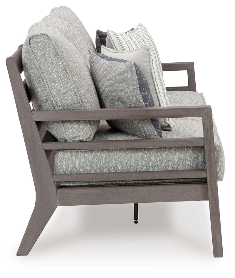 Hillside Barn - Sofa With Cushion - Gray / Brown - R&R Furniture Gallery (Fountain Valley, CA)