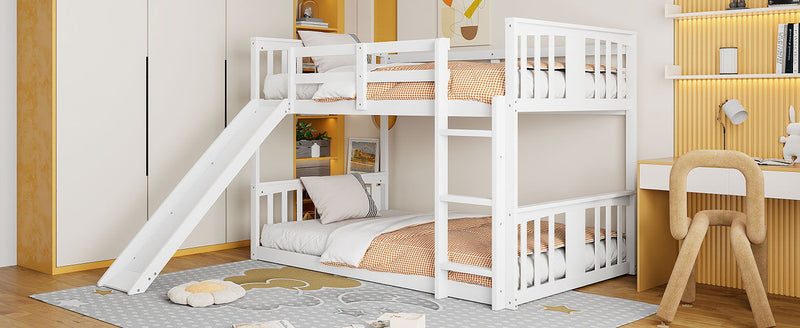 Bunk Bed With Convertible Ladder And Slide - R&R Furniture Gallery (Fountain Valley, CA)