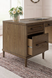 Roanhowe - Home Office Desk - Brown - R&R Furniture Gallery (Fountain Valley, CA)
