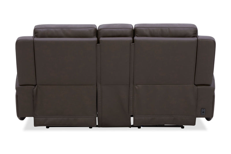 Maveric - Power Zero Gravity Console Loveseat P3 - Bette Coffee