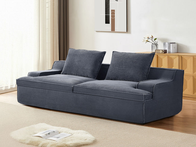 Nimbus - Oversized Full Foam 4 Seater Couch For Living Room Upholstered In Soft, Wide Armrests - R&R Furniture Gallery (Fountain Valley, CA)
