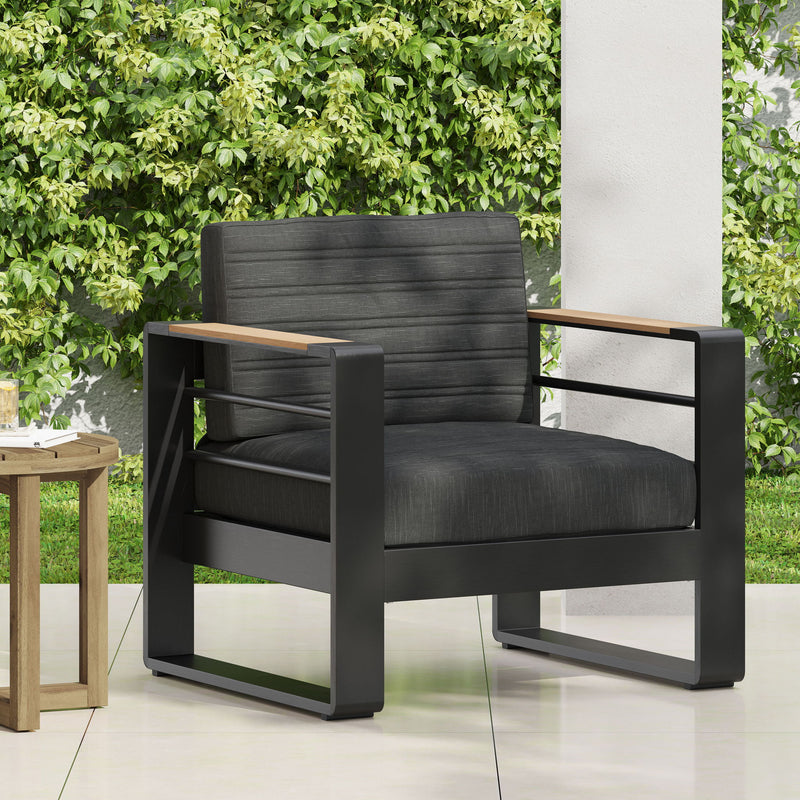 Giovanna - Club Chair Set With Aluminum Frame - R&R Furniture Gallery (Fountain Valley, CA)