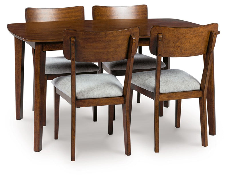 Tameride - Dining Room Table Set (Set of 5) - Brown - R&R Furniture Gallery (Fountain Valley, CA)