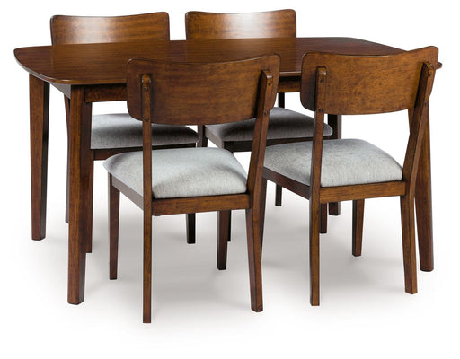 Tameride - Dining Room Table Set (Set of 5) - Brown - R&R Furniture Gallery (Fountain Valley, CA)