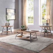 Ikram - Coffee Table - Weathered Oak & Sandy Black - R&R Furniture Gallery (Fountain Valley, CA)