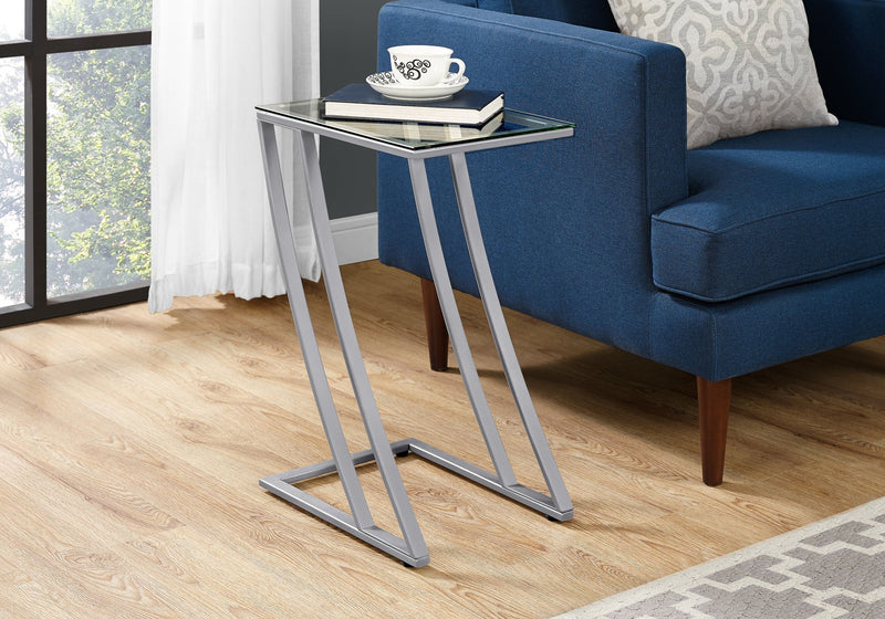 Accent Table, C - Shaped, Sturdy Construction, Contemporary & Modern - R&R Furniture Gallery (Fountain Valley, CA)