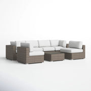 Seating Set With Cushions Handcrafted Wicker Design - R&R Furniture Gallery (Fountain Valley, CA)