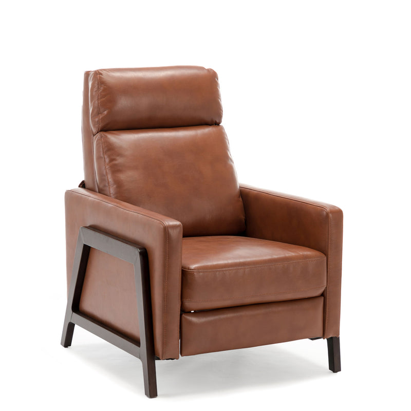 Madeline - Push Back Recliner - Caramel - R&R Furniture Gallery (Fountain Valley, CA)