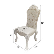 Dresden - Side Chair (Set of 2) - Fabric & Bone White - R&R Furniture Gallery (Fountain Valley, CA)