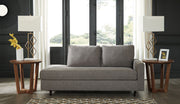 Lyman - RAF Corner Chaise - Graphite - R&R Furniture Gallery (Fountain Valley, CA)