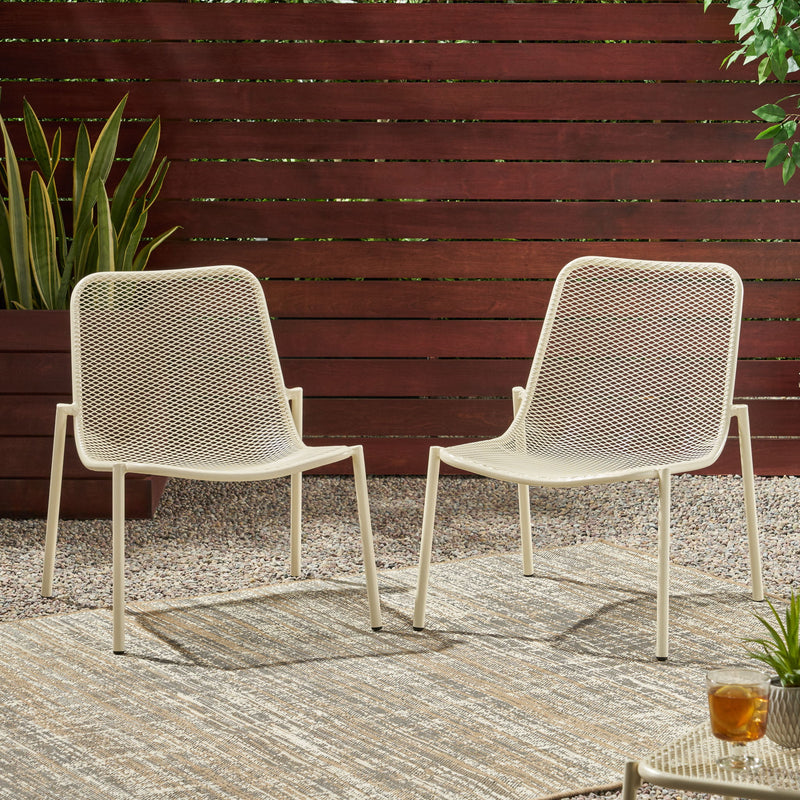 Kincaid - Stackable Iron Chair - R&R Furniture Gallery (Fountain Valley, CA)