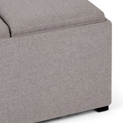 Avalon - Square Coffee Table, Storage Ottoman - R&R Furniture Gallery (Fountain Valley, CA)