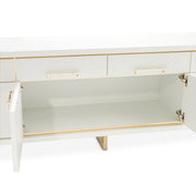 Palm Gate - Media Cabinet - Cloud White - R&R Furniture Gallery (Fountain Valley, CA)