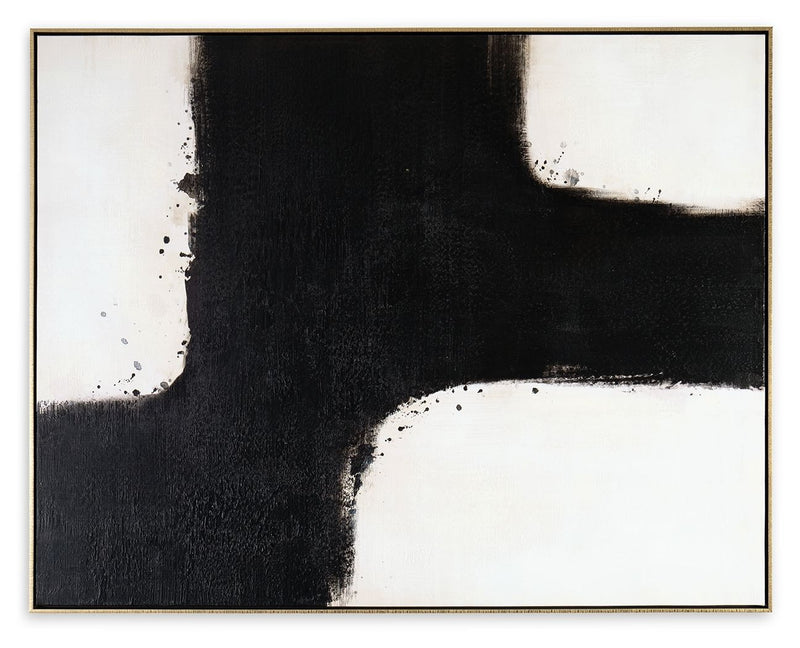Reighlea - Wall Art - Black / White - R&R Furniture Gallery (Fountain Valley, CA)