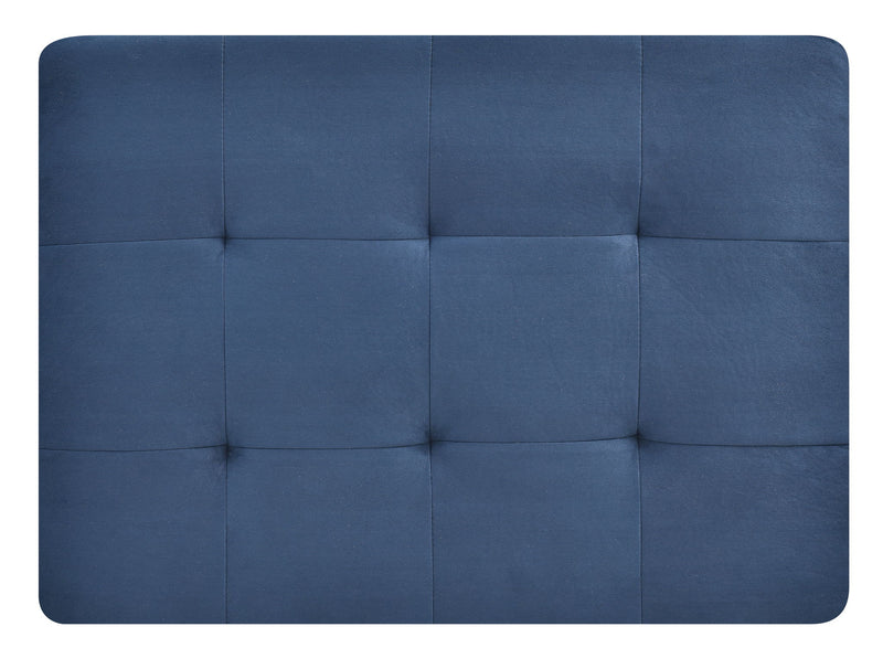 Contemporary upholstered ottoman from Glory Furniture with a sleek design and plush fabric, perfect as a modern living room accent piece.