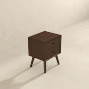 Caroline - Mid-Century Modern Style Night Stand 2 Drawer - R&R Furniture Gallery (Fountain Valley, CA)