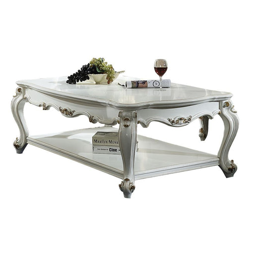 Picardy II - Coffee Table - Antique Pearl - R&R Furniture Gallery (Fountain Valley, CA)