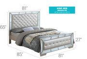 Stylish Contemporary Bed With Minimalist Design - R&R Furniture Gallery (Fountain Valley, CA)